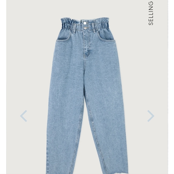 Oak & Fort Paperbag Waist Jeans - Picture 4 of 5